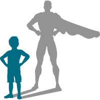 Anker-Helden Superheld